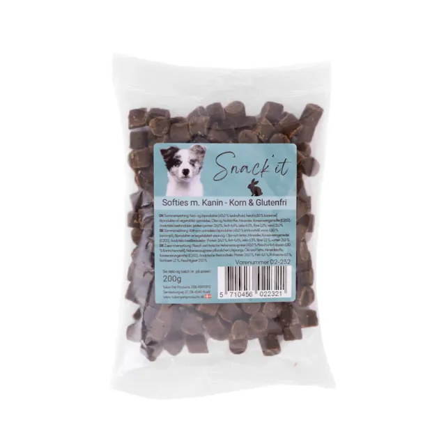 Snack'it Softies Kanin træningsgodbid 200 g kornfri