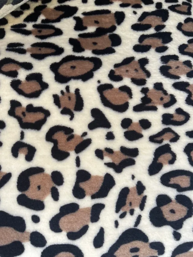 Wellness Tæppe hundetæppe Leopard med fyld