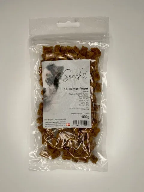 Snack'it Kalkunterninger hundegodbidder 100 g bløde