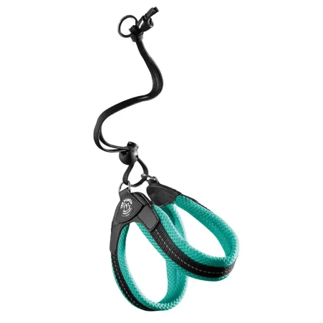 Tre Ponti Easy Fit Mesh hundesele sort str. 2 refleks