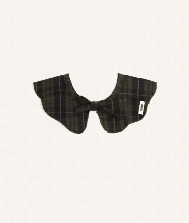 Cafide Lola Tartan Green hundebandana M bomuld
