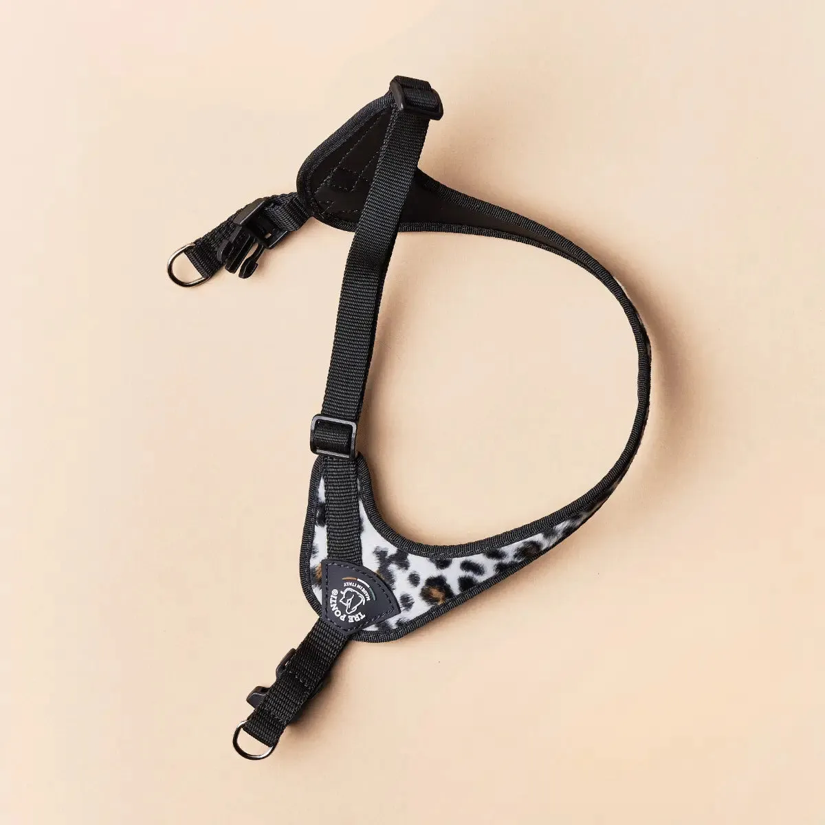 Tre Ponti Easy Fit Adjustable Girth Savannah hundesele Zebra