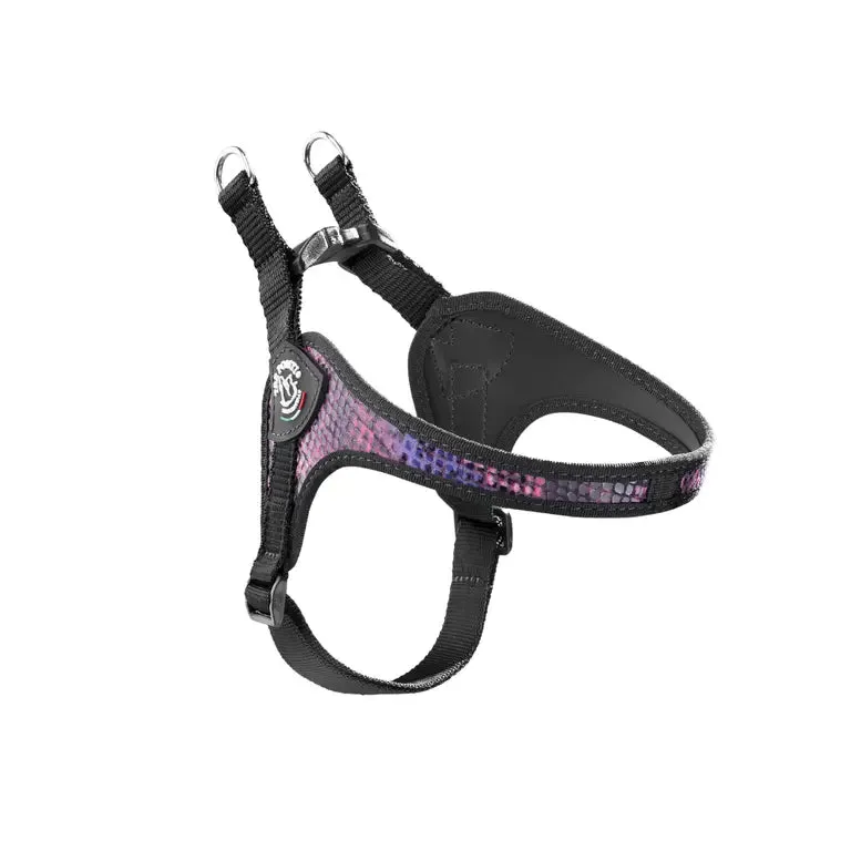 Tre Ponti Easy Fit Adjustable Girth Savannah hundesele Zebra