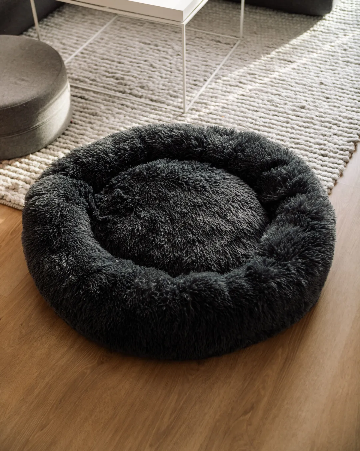 Doksie Cloud C1 donut hundeseng graphite