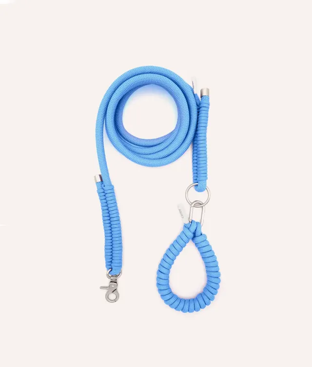 Cafide Ona Blue hundesnor blå M 200 cm flettet