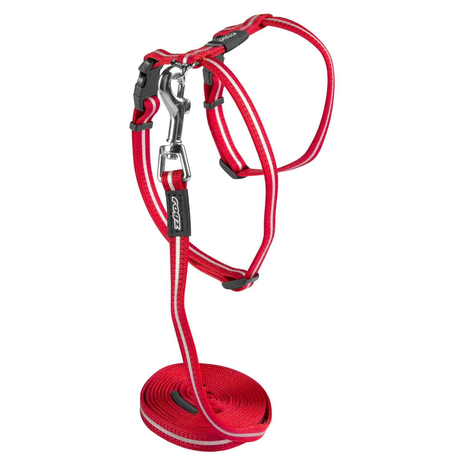 Rogz AlleyCat Classic kattesele med line justerbar