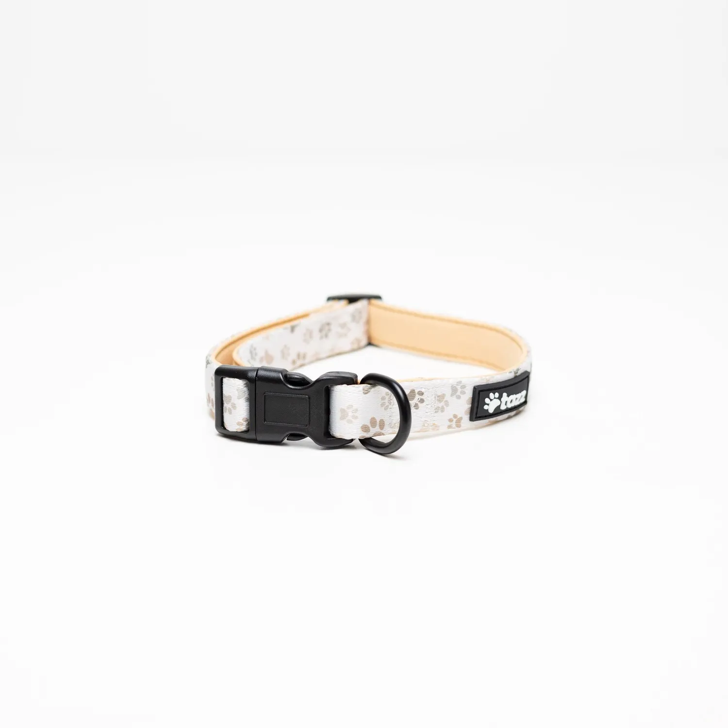 Tazz Paws in Love halsband beige med poter