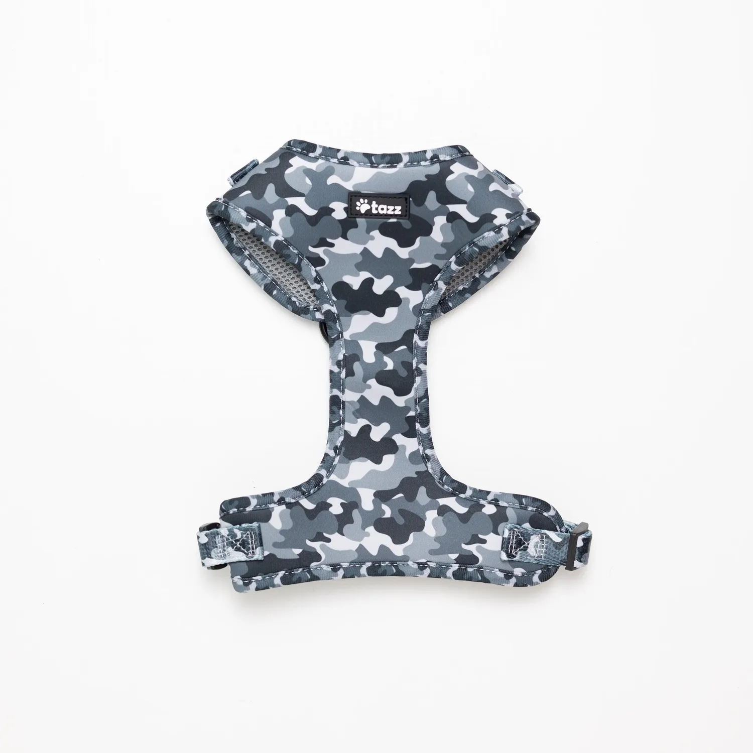 Tazz Grey Camo hundesele grå justerbar