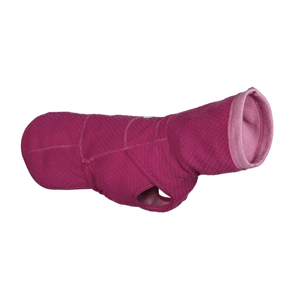 Hurtta Razzle-Dazzle Midlayer fleecedækken beetroot vendbar