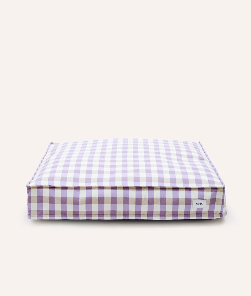 Cafide Cuadra Vichy Violet hundeseng åndbar