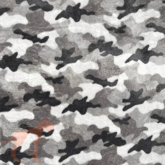 Klausen Wellness tæppe uden fyld grå camouflage M 100x70