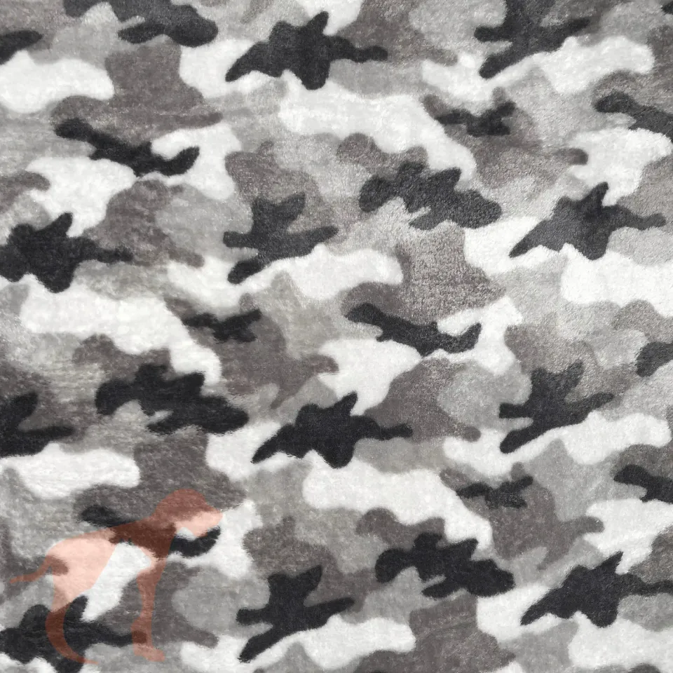 Klausen Wellness tæppe uden fyld grå camouflage M 100x70