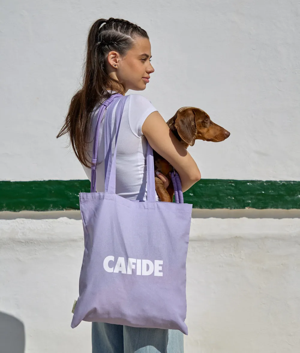 Cafide Pola violet bomuldspose Summer Dog Club