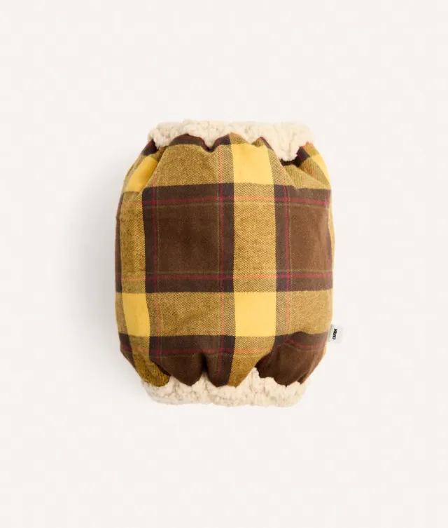 Cafide Olga Tartan Mustard snood til hund varm