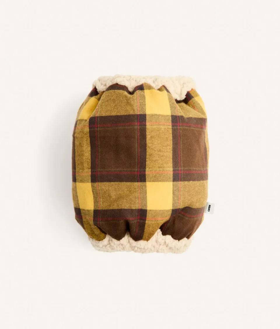 Cafide Olga Tartan Mustard snood til hund varm