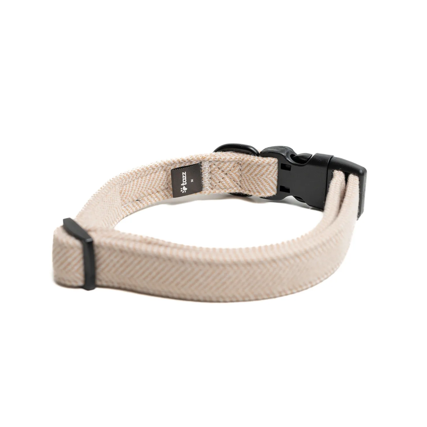 Tazz Sandshell halsbånd beige justerbar