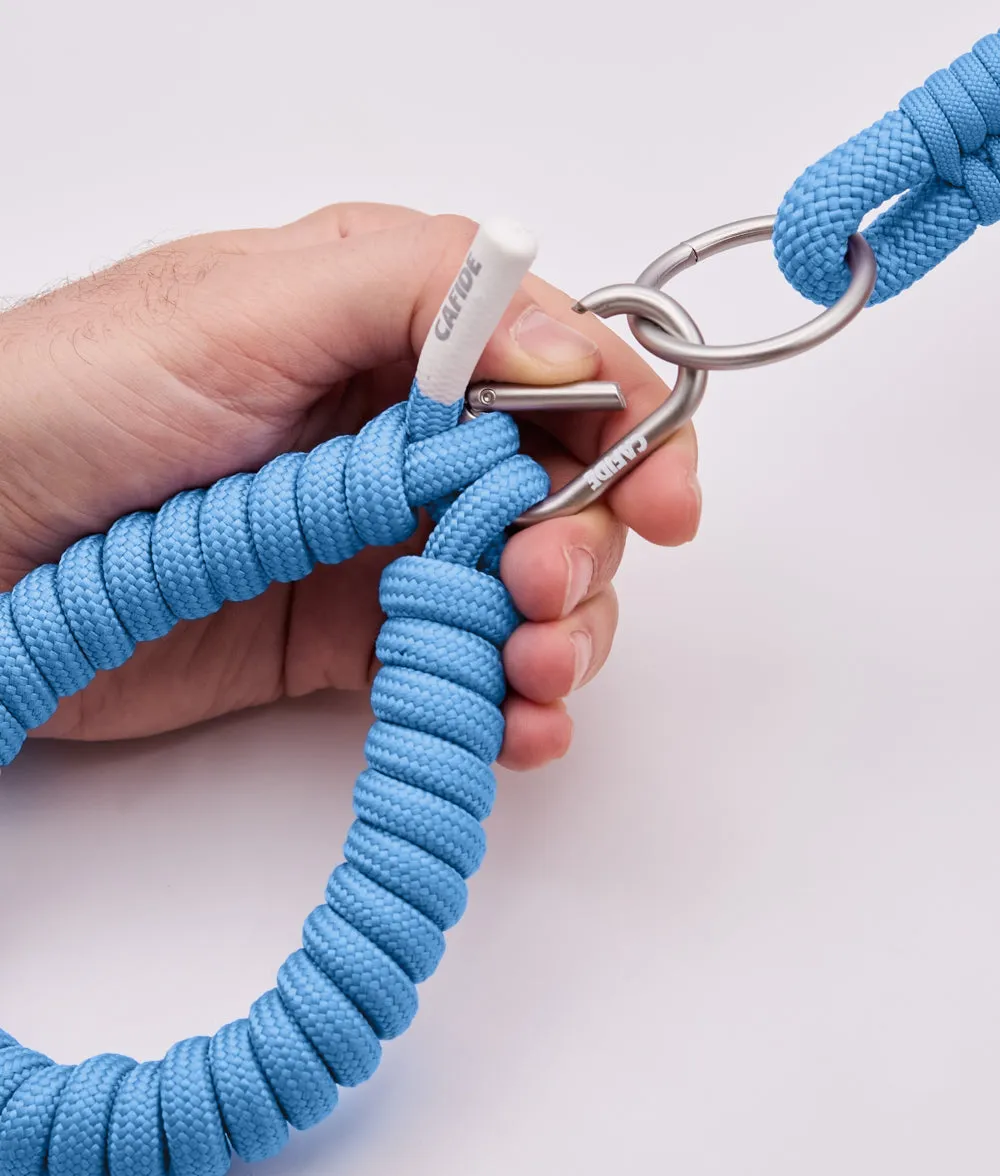 Cafide Ona Blue hundesnor blå M 200 cm flettet