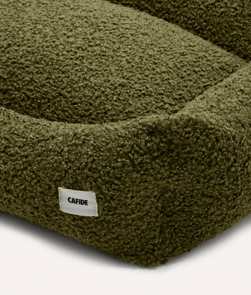 Cafide Snozy hundesengsbetræk grøn fleece