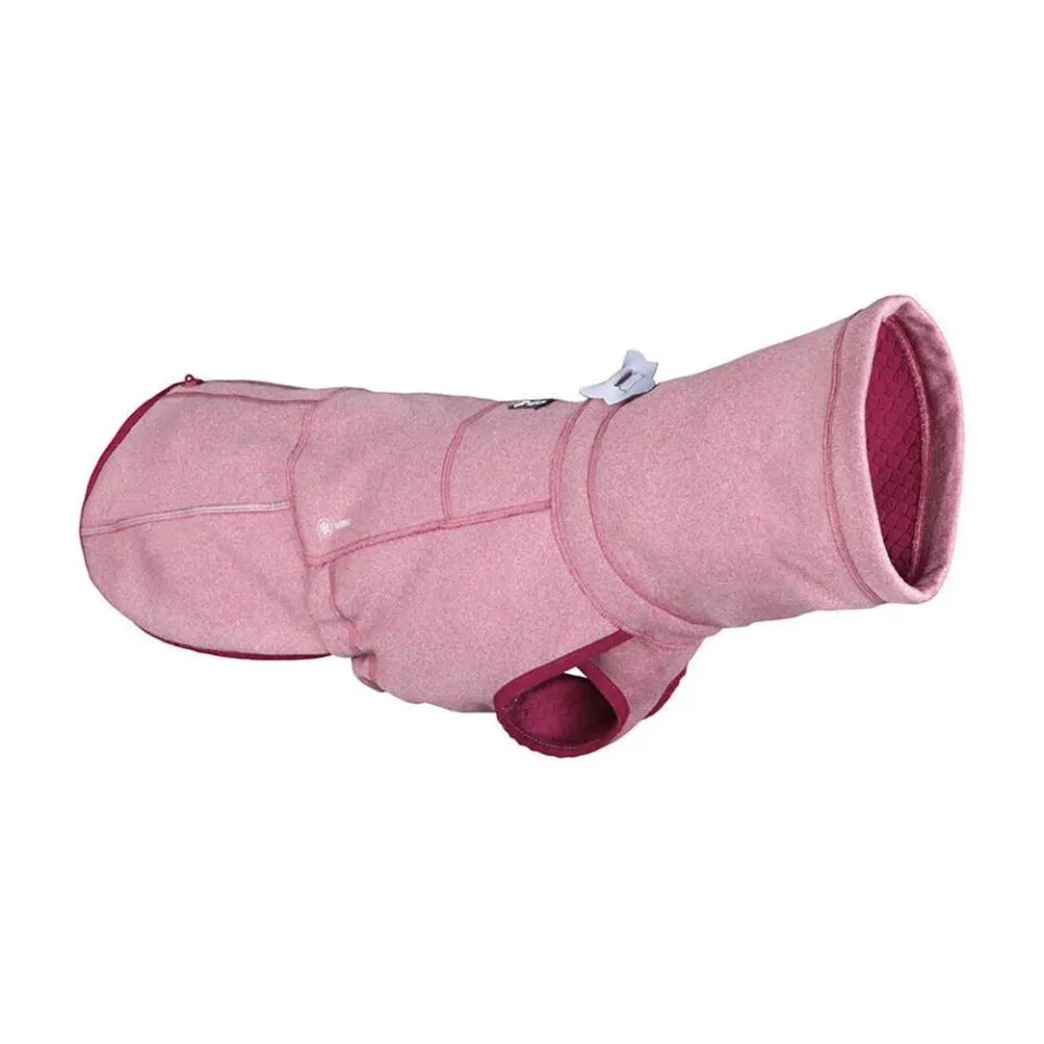 Hurtta Razzle-Dazzle Midlayer fleecedækken beetroot vendbar