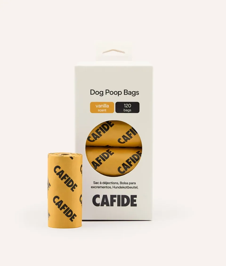 Cafide Lea hundeposer vanilje 120 stk komposterbar