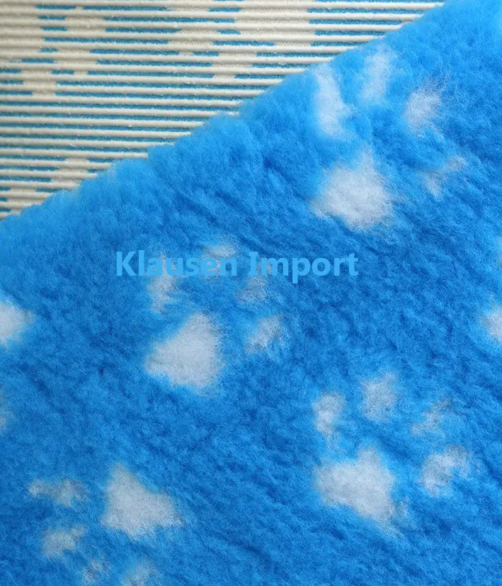 Vetbed hundetæppe turkis pote skridsikker 80x100 cm