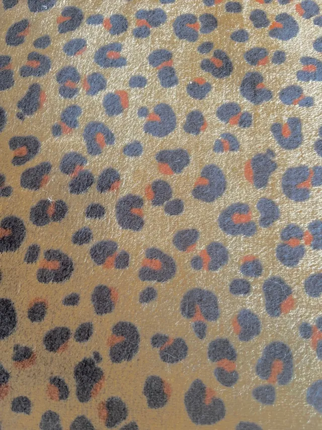 Wellness tæppe skridsikkert brun leopard