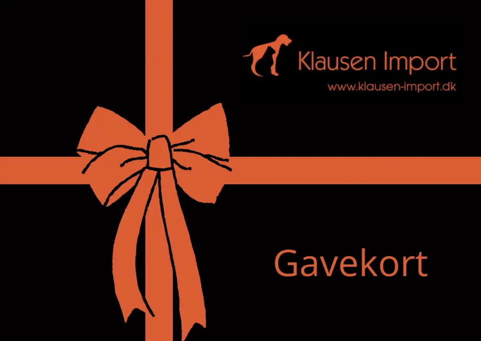 Klausen gavekort digital gave 50 kr til hund og kat