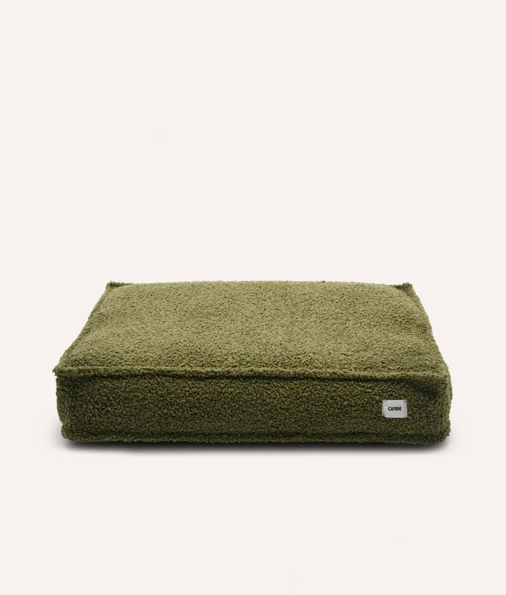 Cafide Cuadra Green Fleece hundeseng grøn plys