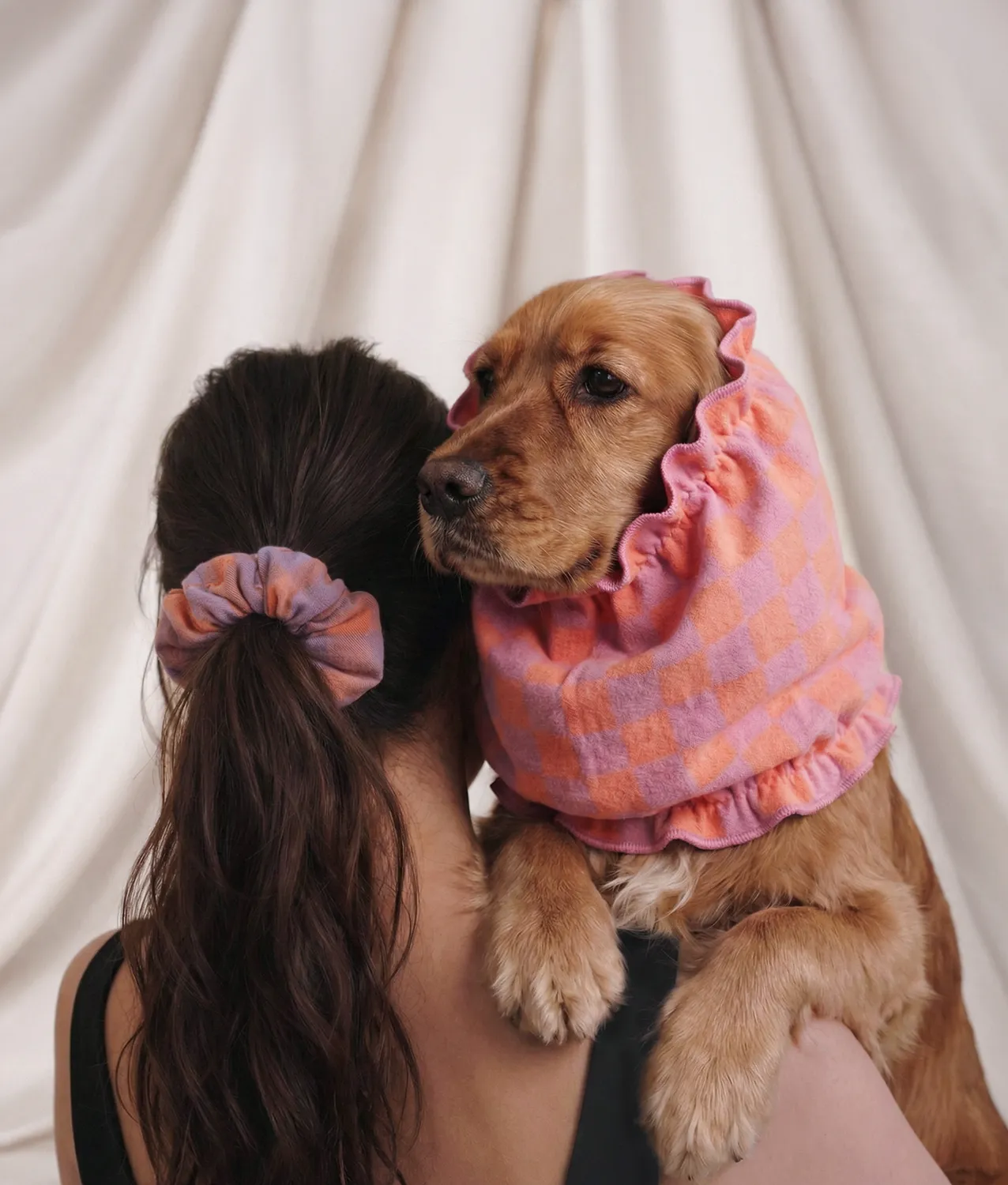 Cafide Olga snood violet M hundeørebeskytter