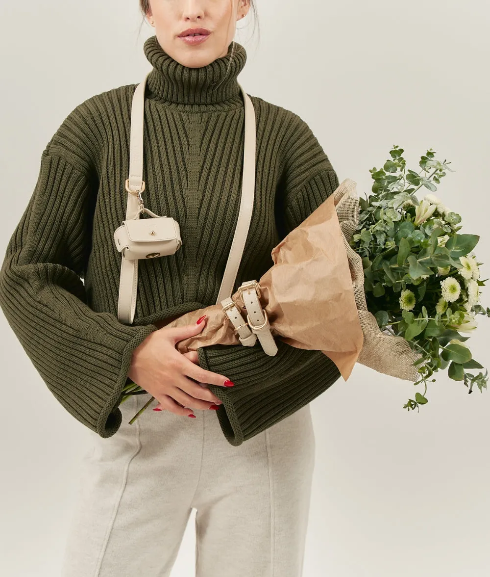 Cafide Jala poseholder vegansk læder beige