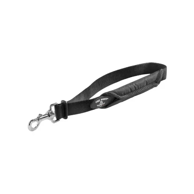 Tre Ponti Control hundeline kort sort til store hunde