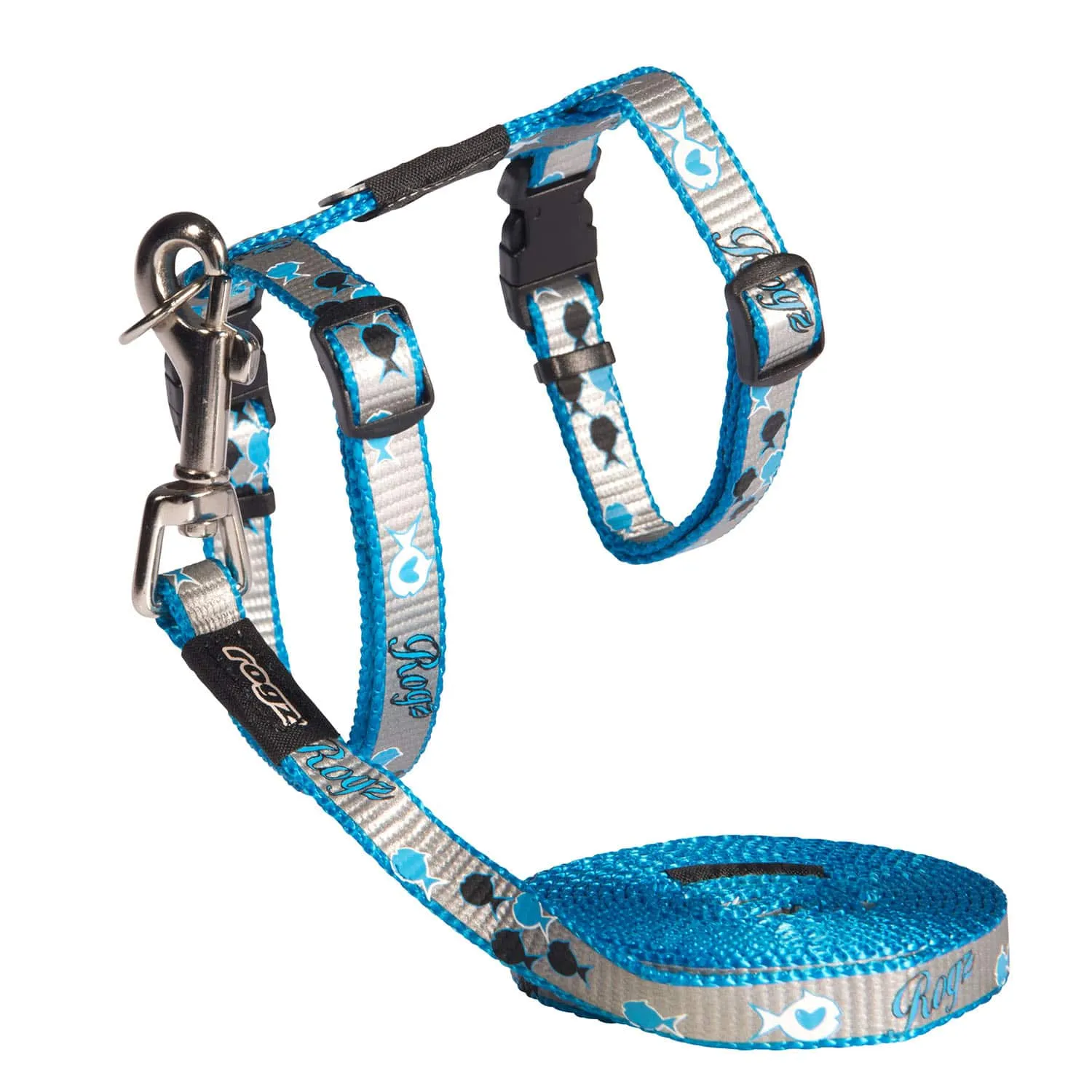 Rogz ReflectoCat Classic kattesele med line refleks