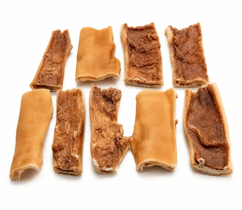 Snack'it Pandebrask Okse tyggesnack 15 cm 250 g proteinrig
