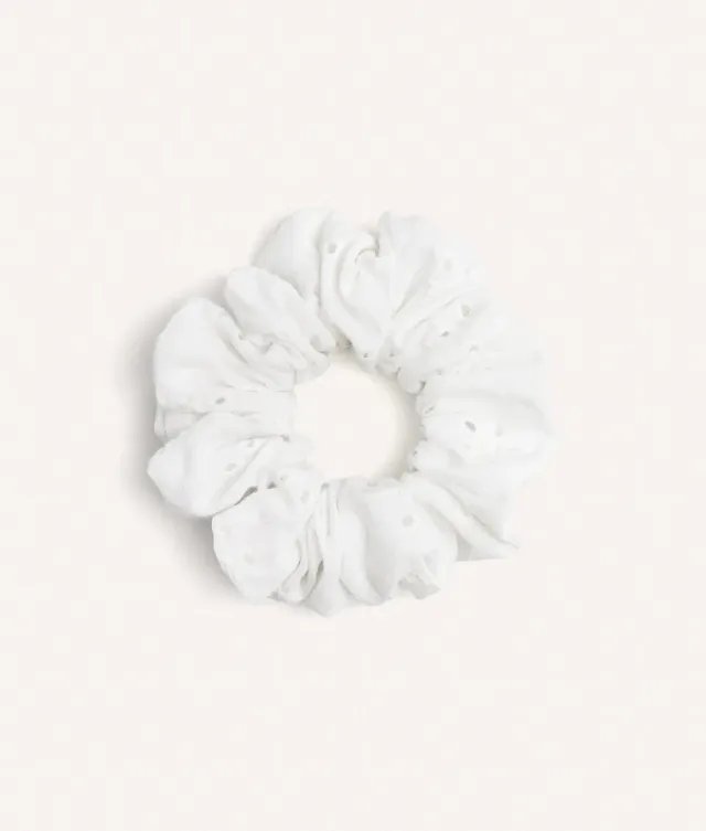 Cafide Noa scrunchie koral tern bomuld