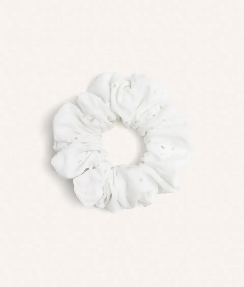 Cafide Noa scrunchie koral tern bomuld