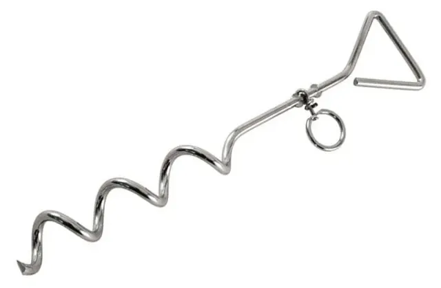 Active Canis jordspyd 45 cm stål til hundesnor