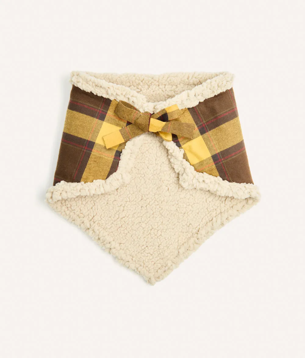 Cafide Nata Tartan Mustard hundebandana senneps ternet