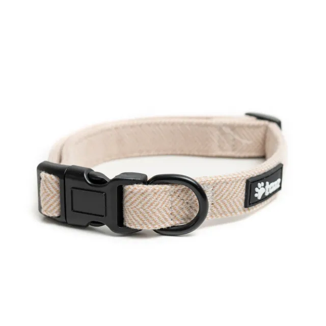 Tazz Sandshell halsbånd beige justerbar