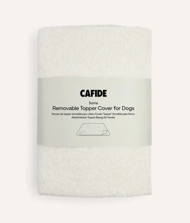 Cafide Soma topper til hundeseng frotté