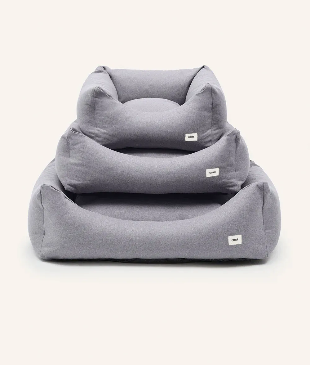 Cafide Snozy Grey hundeseng blød