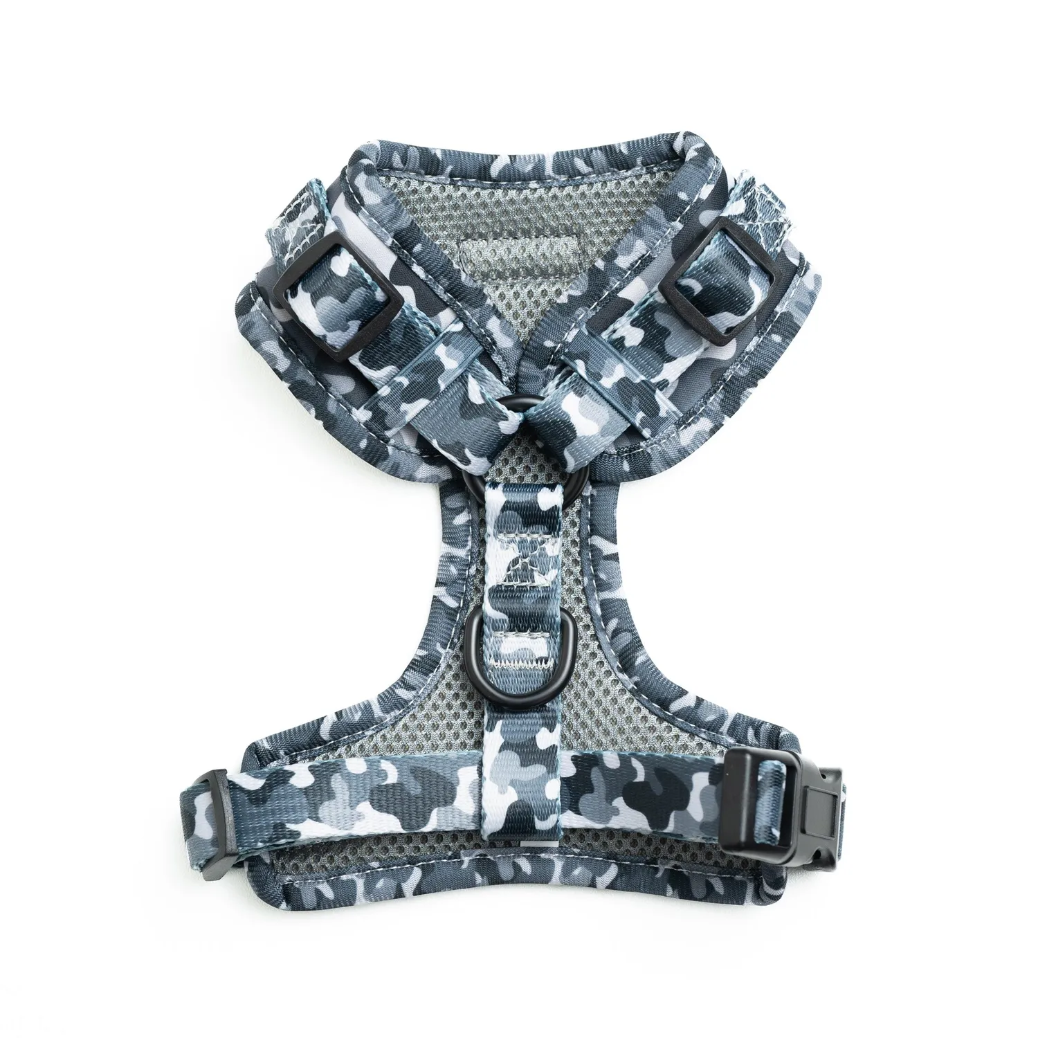 Tazz Grey Camo hundesele grå justerbar