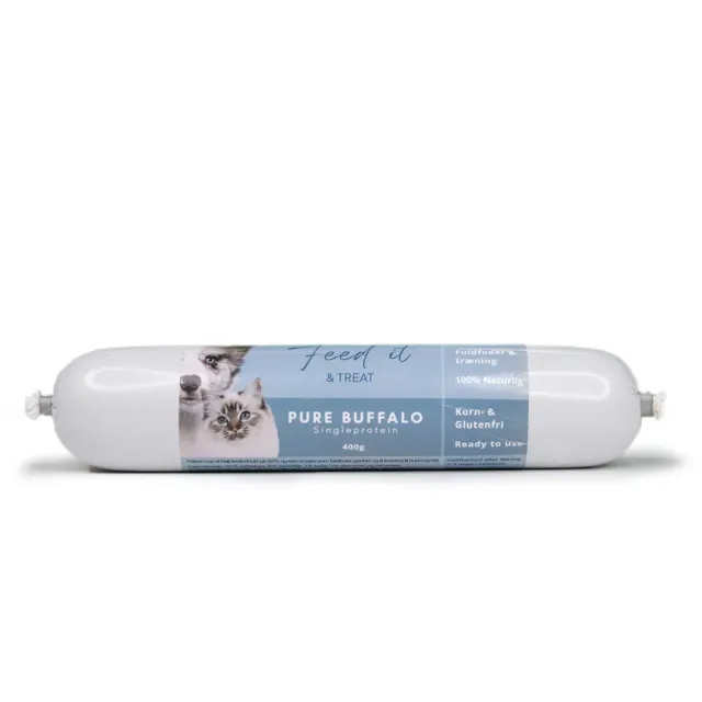Snack'it Singleprotein bøffel foderpølse 400g