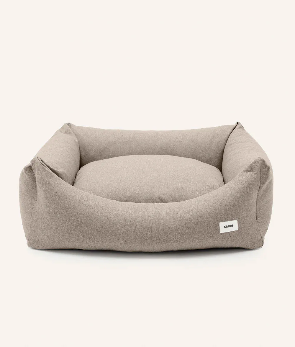 Cafide Snozy hundeseng beige vaskbar