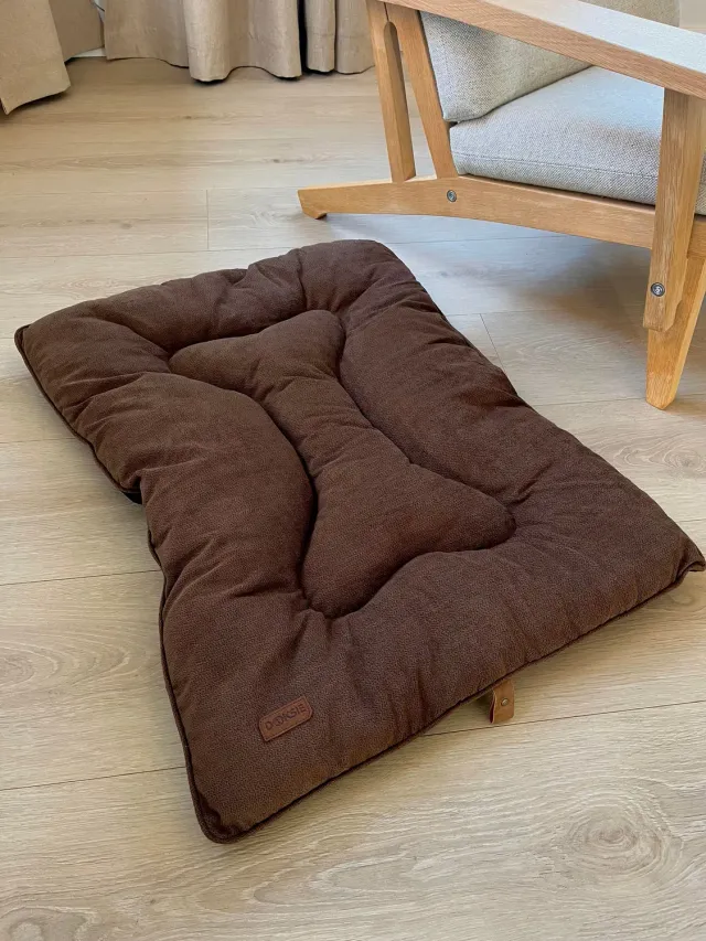 Doksie Joy 01 hundepude brun vaskbar