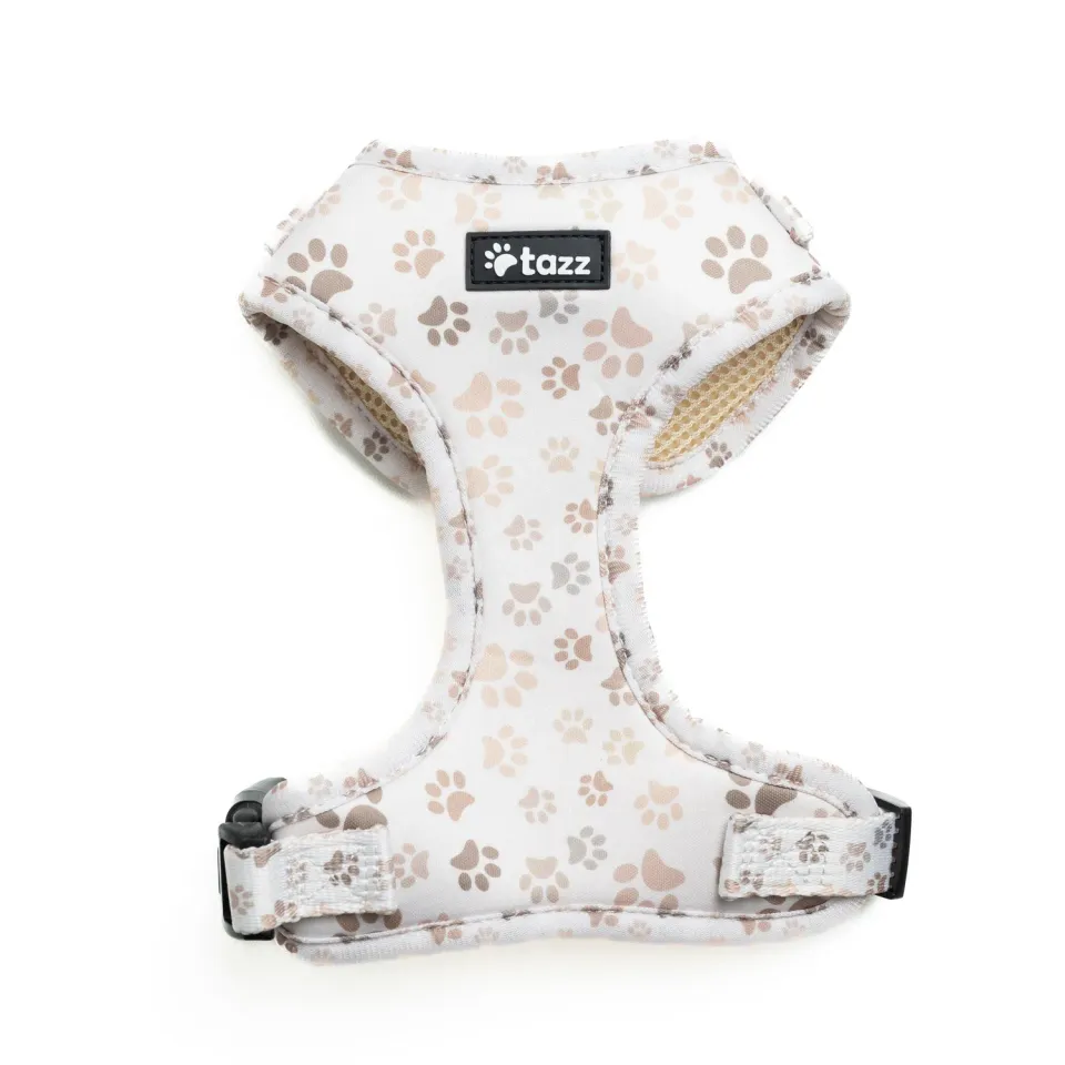 Tazz Paws in Love hundesele beige med poter