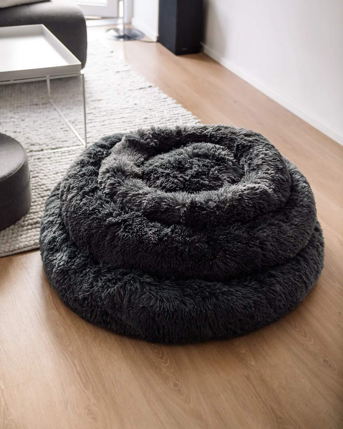 Doksie Cloud C1 donut hundeseng graphite