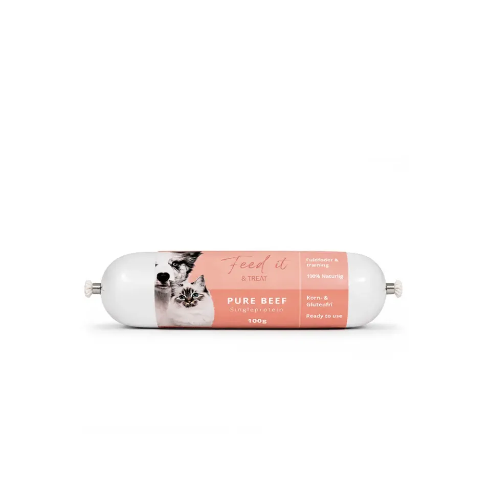Snack'it hundepølse singleprotein okse 100g