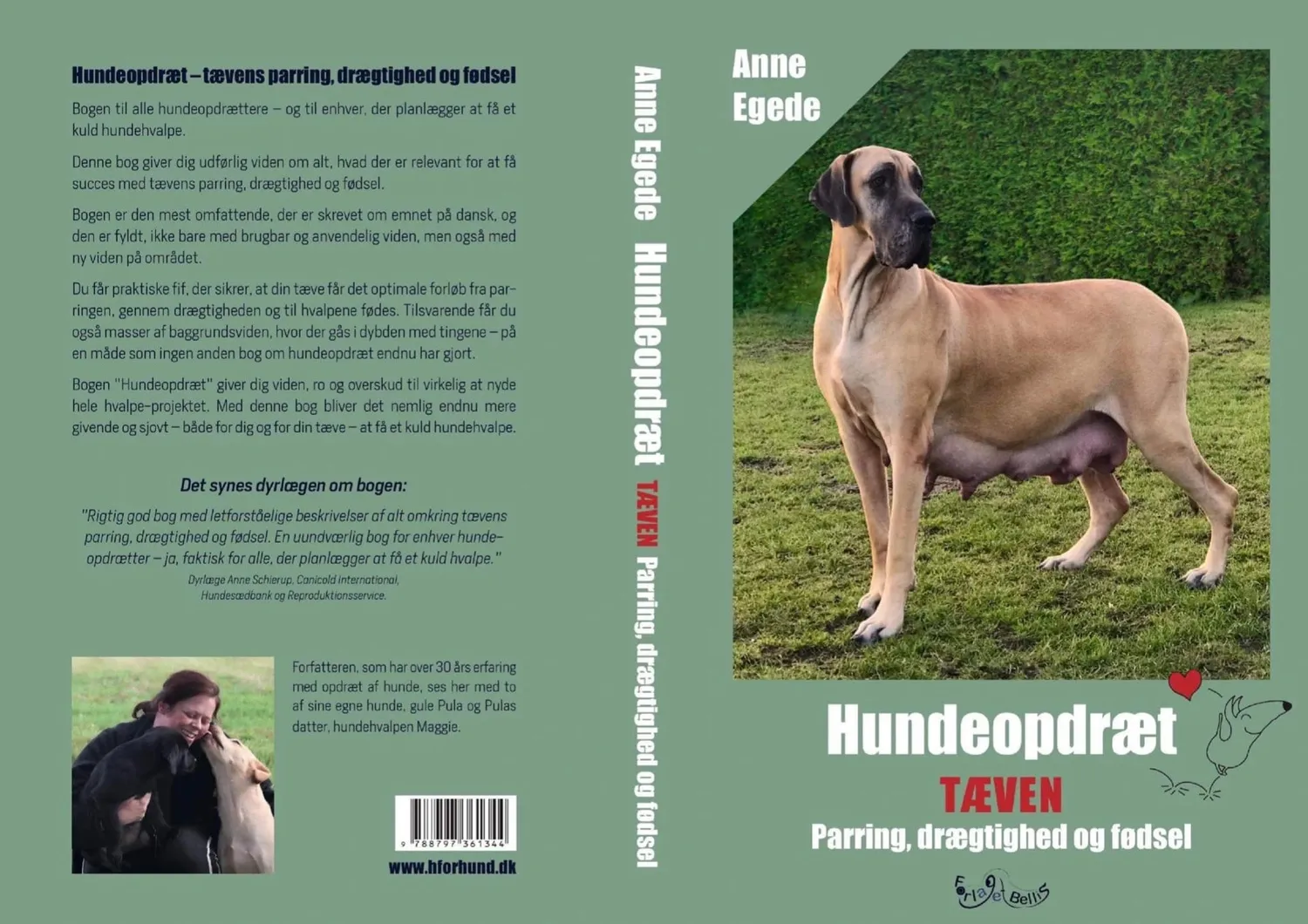 Bellis Hundeopdræt Tæven parring drægtighed fødsel bog 247 sider