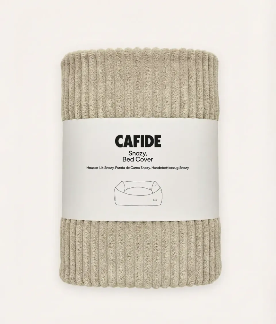 Cafide Snozy betræk til hundeseng beige S