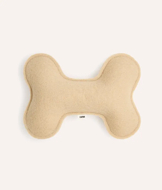 Cafide Play Beige hundelegetøj beige ben genbrug
